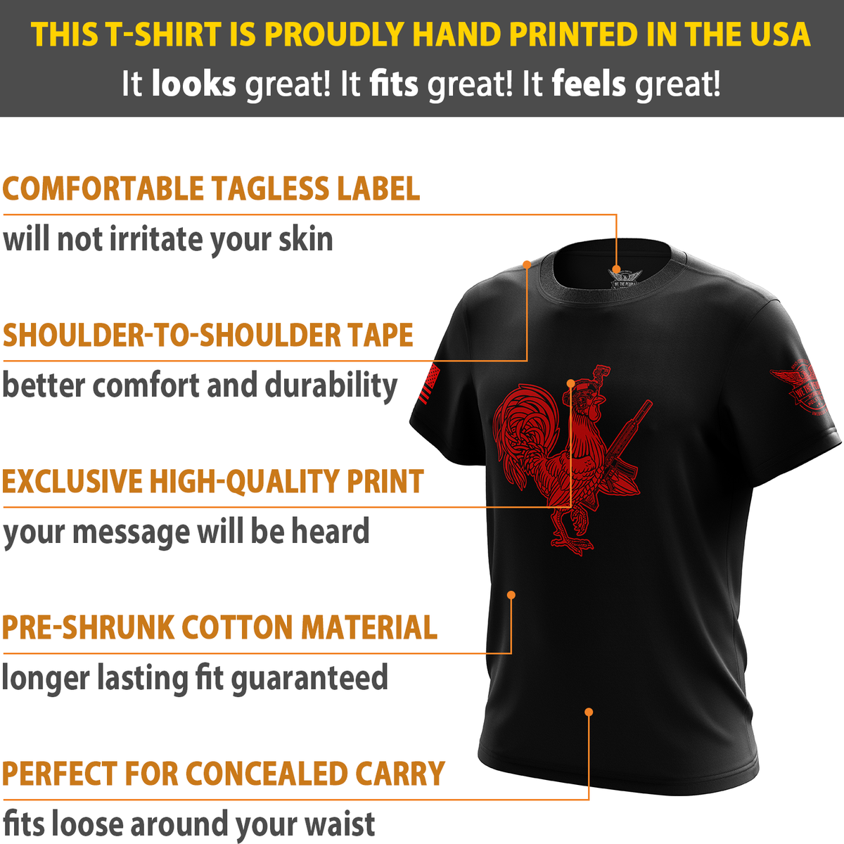 Tactical Rooster Short Sleeve Shirt
