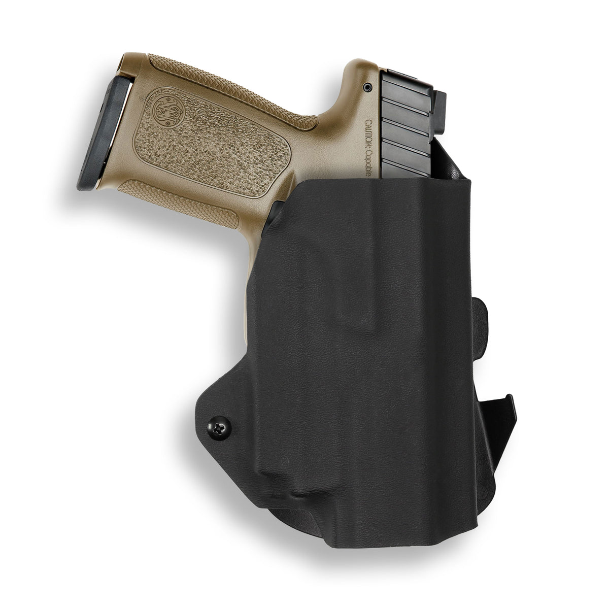 Smith & Wesson SD9 2.0 with Olight PL-Mini 2 Valkyrie Light OWB Holster