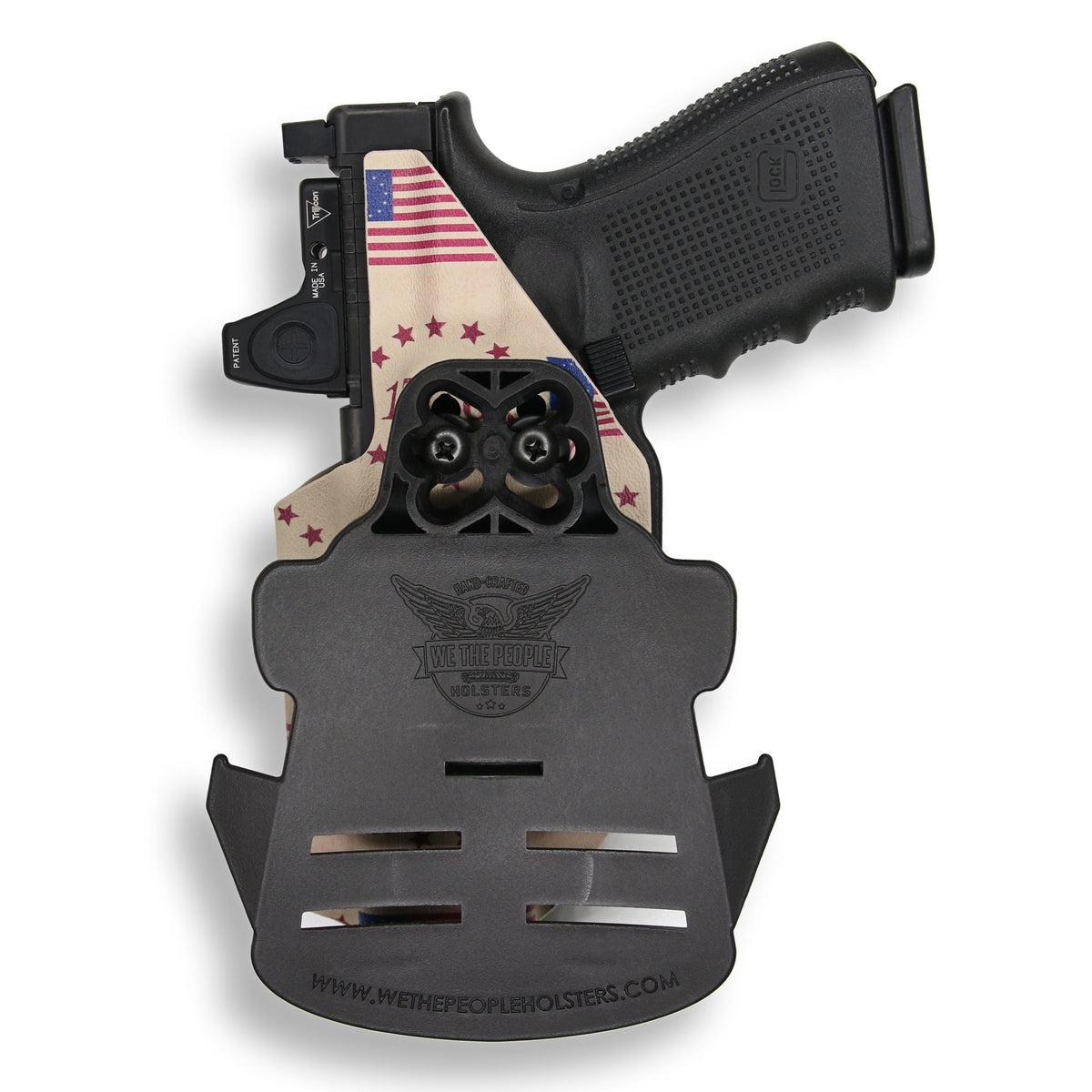 Sig Sauer P365-Fuse with Crimson Trace CMR-201 Rail Master Universal Laser Red Dot Optic Cut OWB Holster