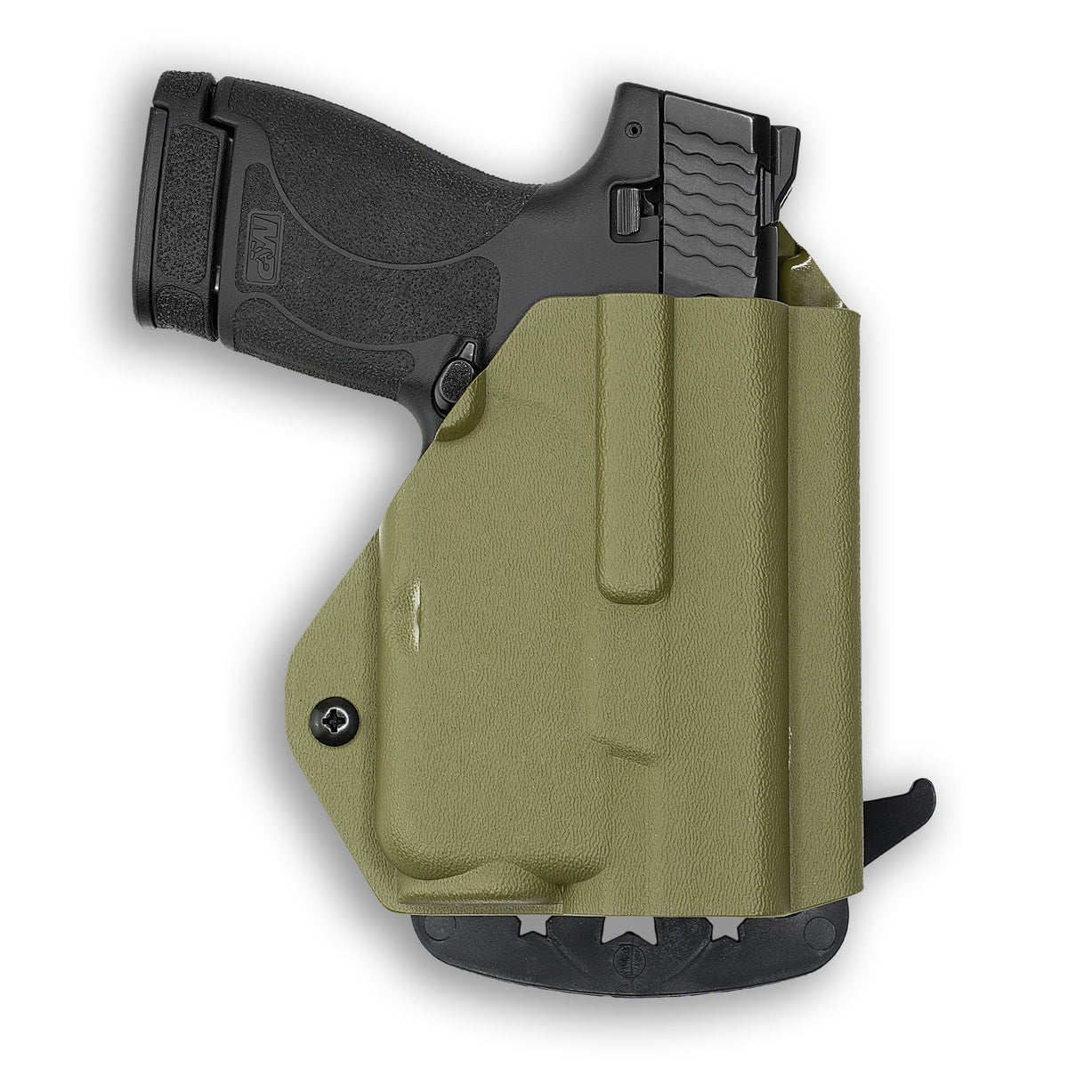 Smith & Wesson SD9 2.0 with Olight PL-Mini 2 Valkyrie Light OWB Holster
