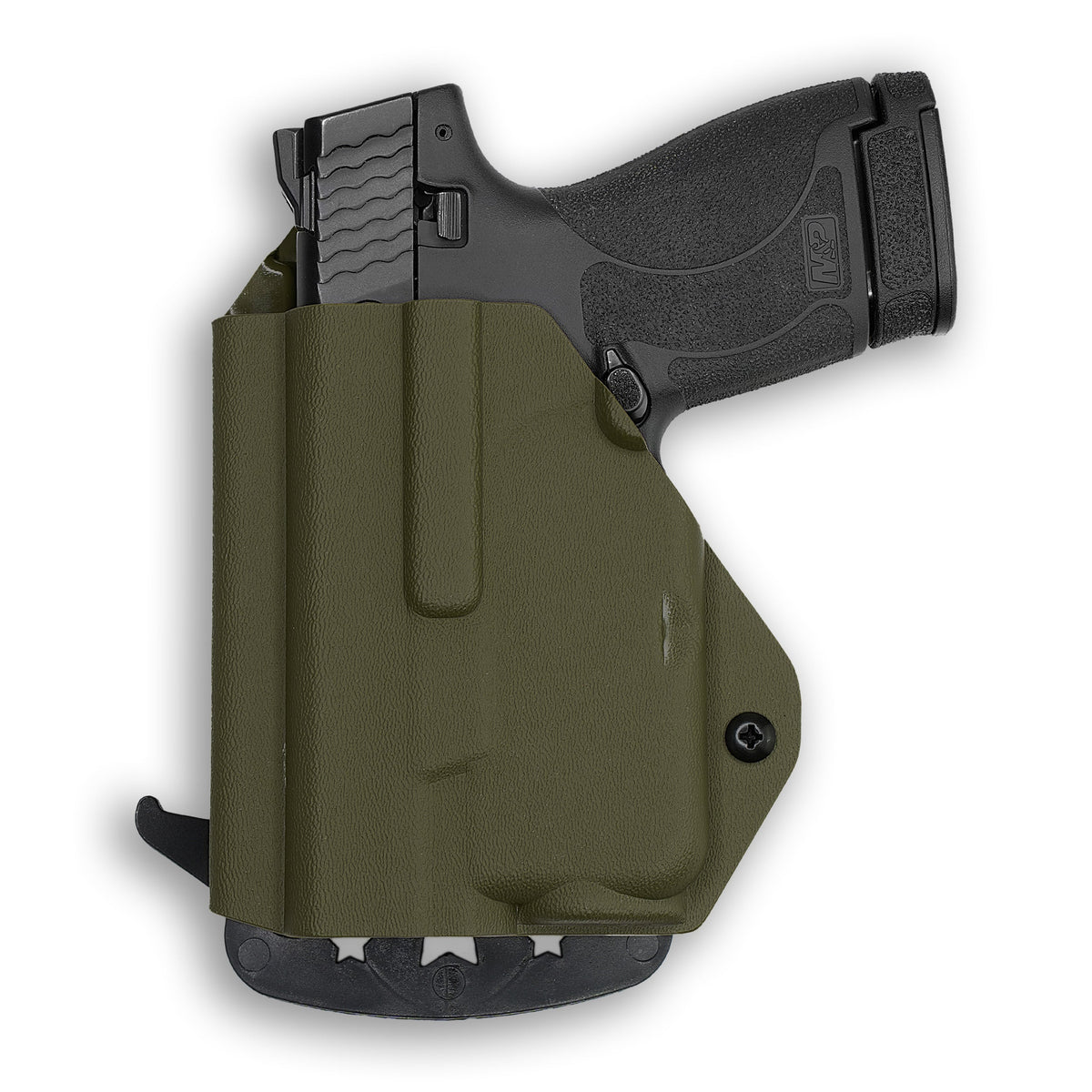 Smith & Wesson SD9 2.0 with Olight PL-Mini 2 Valkyrie Light OWB Holster