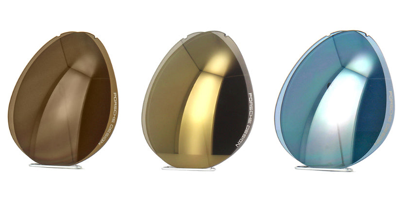 Porsche Design 8478 'Gold Edit' Three Lens Set Edition - As Seen On Larry Bird