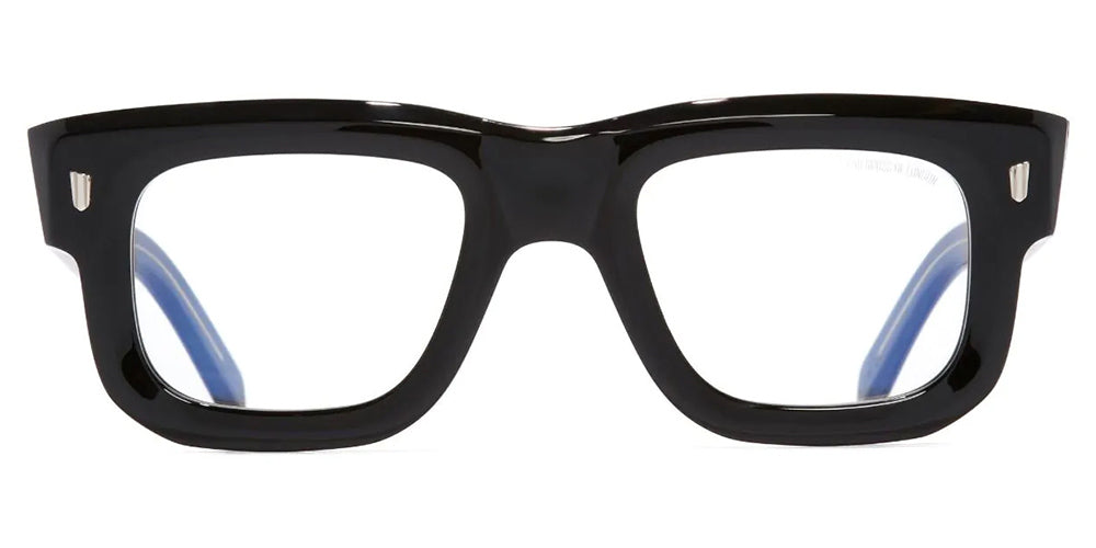 Cutler and Gross 1402 01 Black on Yellow Crystal
