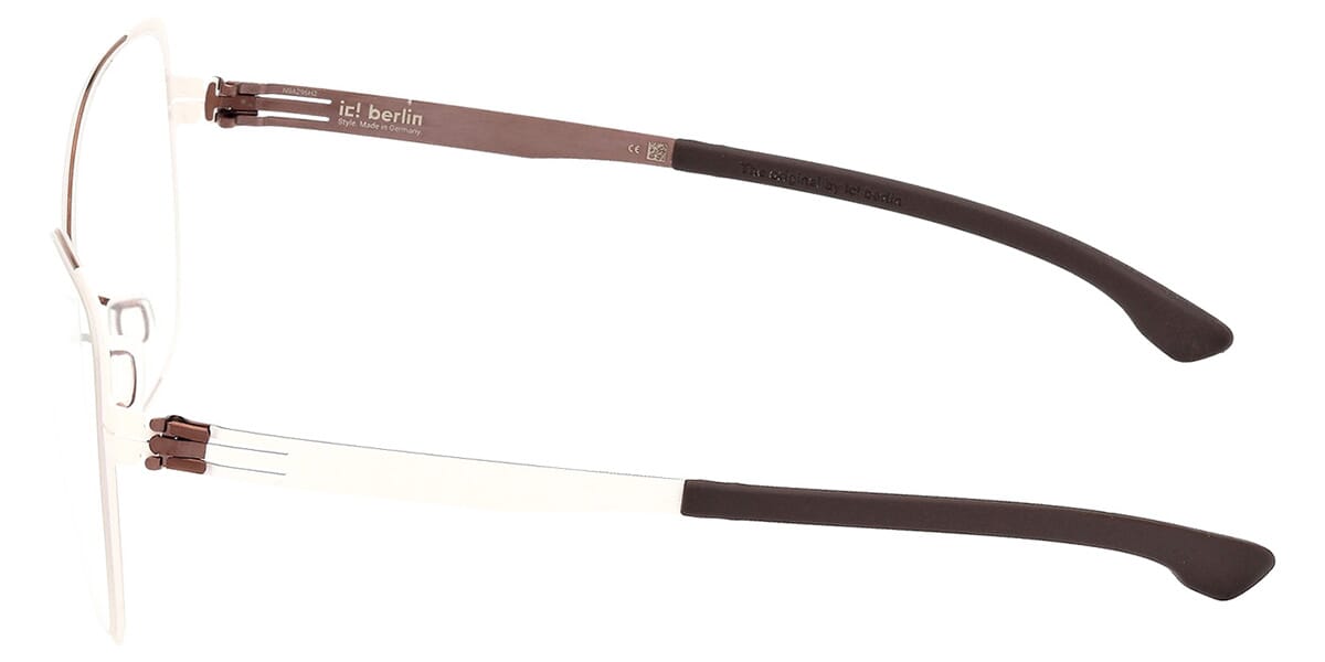 ic! berlin Irine White Sides with Shiny Copper