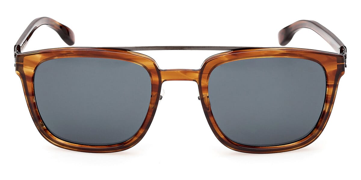 ic! berlin Sun Julien Gunmetal Amber Brown