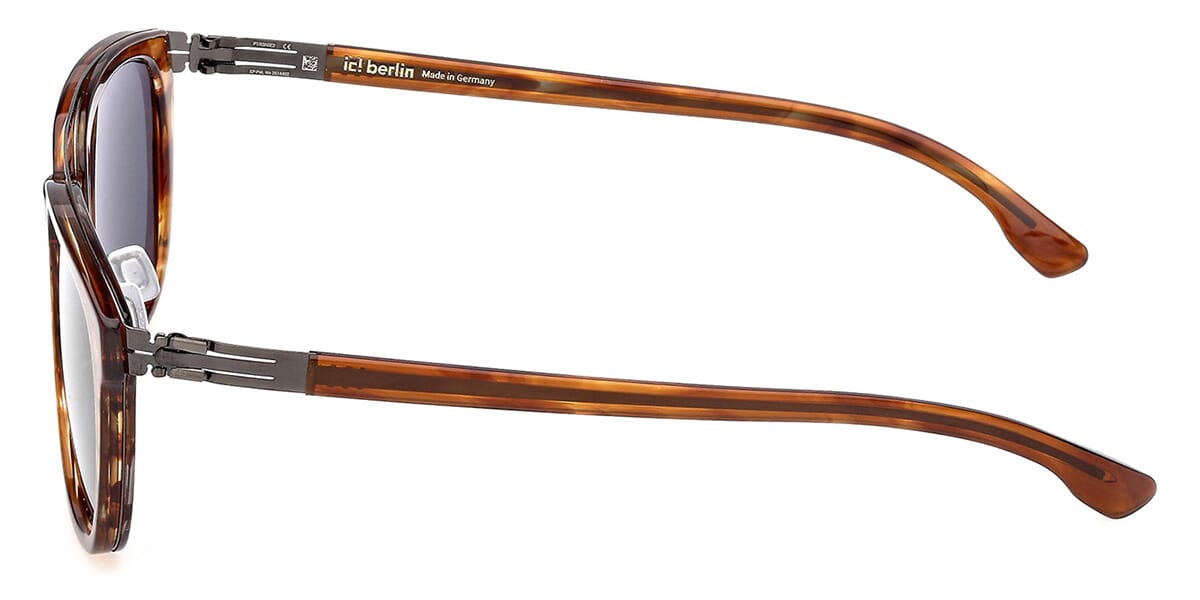 ic! berlin Sun Julien Gunmetal Amber Brown