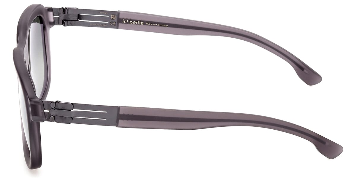 ic! berlin Sun Rufus Matte Grey Polarised