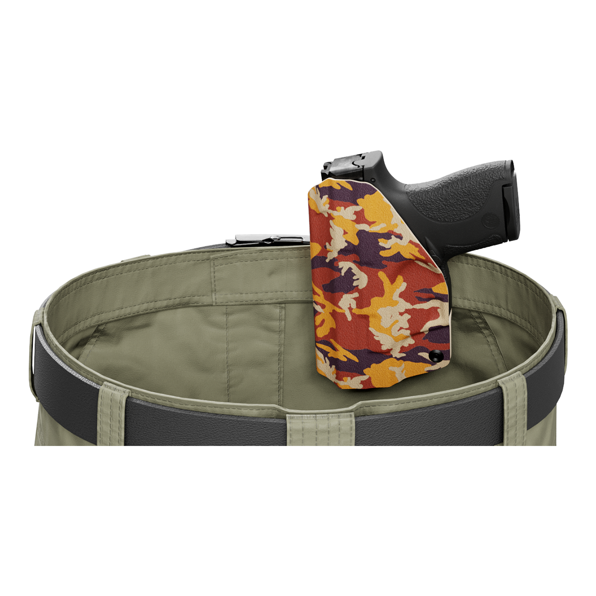 Autumn Camo Custom Printed Holster - IWB Kydex Holster