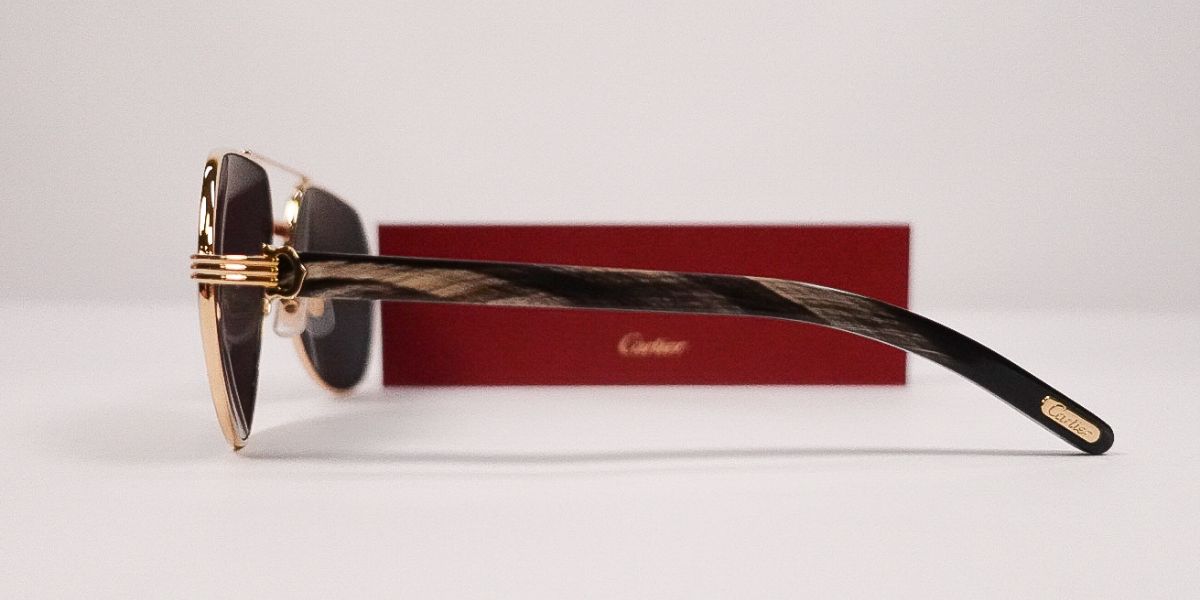 Cartier Buffalo Horn CT0272S 001 Polarised