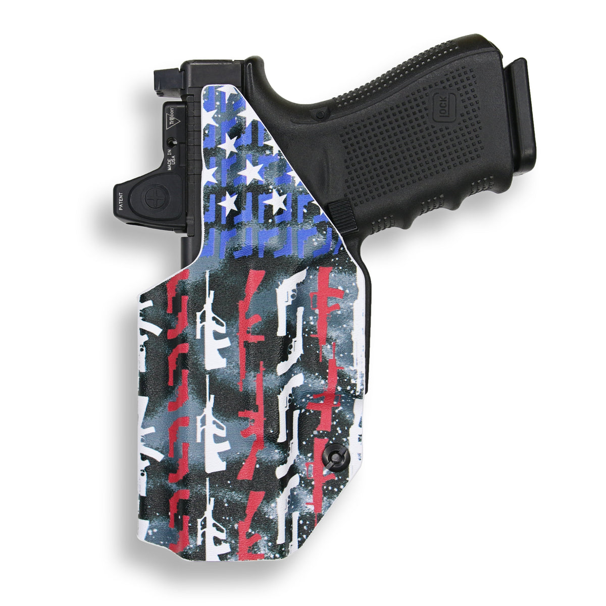 Smith & Wesson M&P 10MM M2.0 4.6" Full Size Manual Safety Red Dot Optic Cut IWB Holster