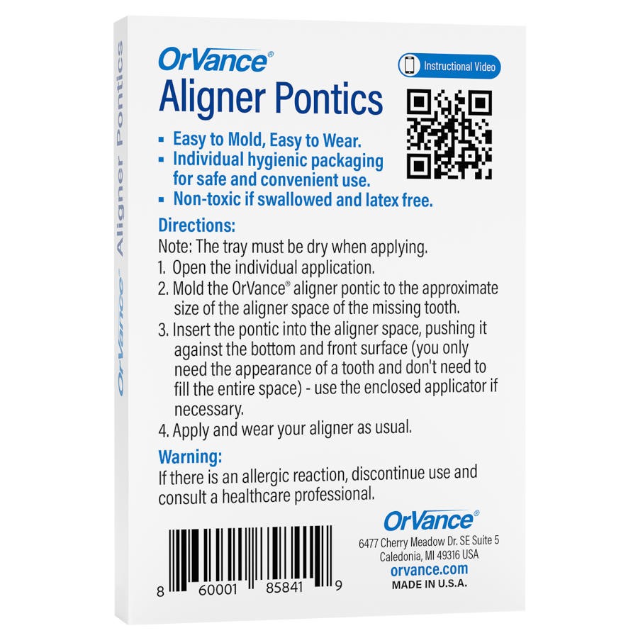 OrVance® Aligner Pontics