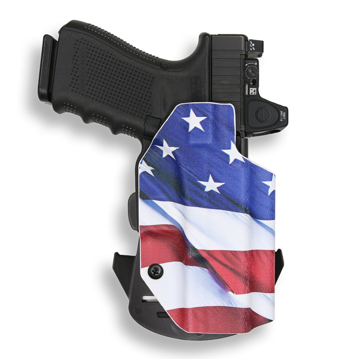 Sig Sauer P365-Fuse with Crimson Trace CMR-201 Rail Master Universal Laser Red Dot Optic Cut OWB Holster