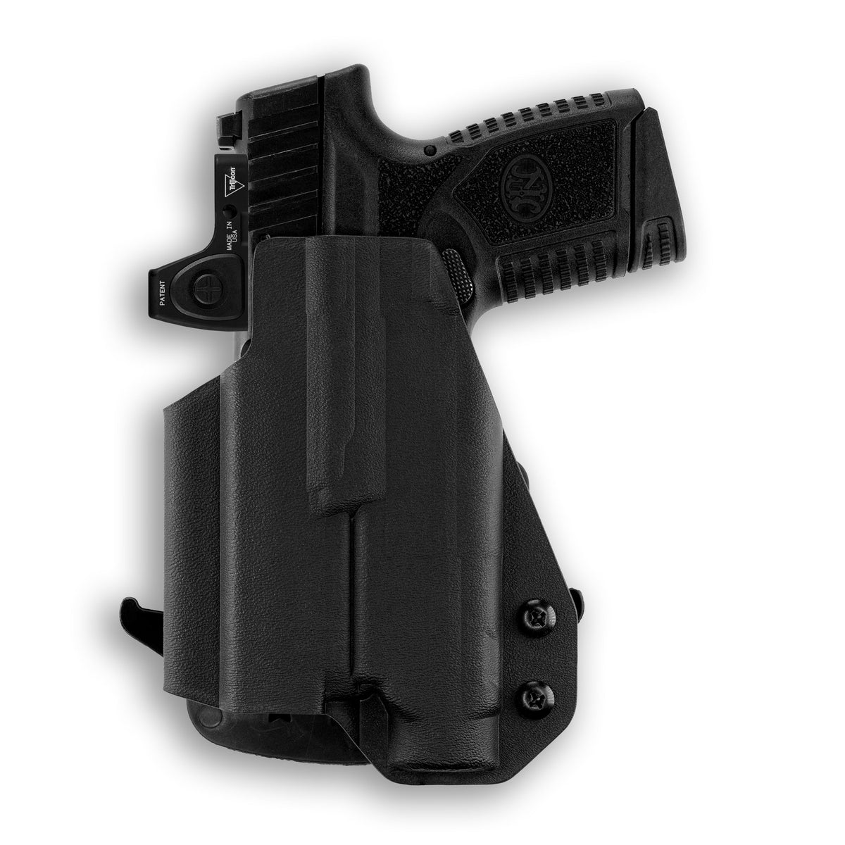 FN Reflex with Streamlight TLR-3X Light Red Dot Optic Cut OWB Holster