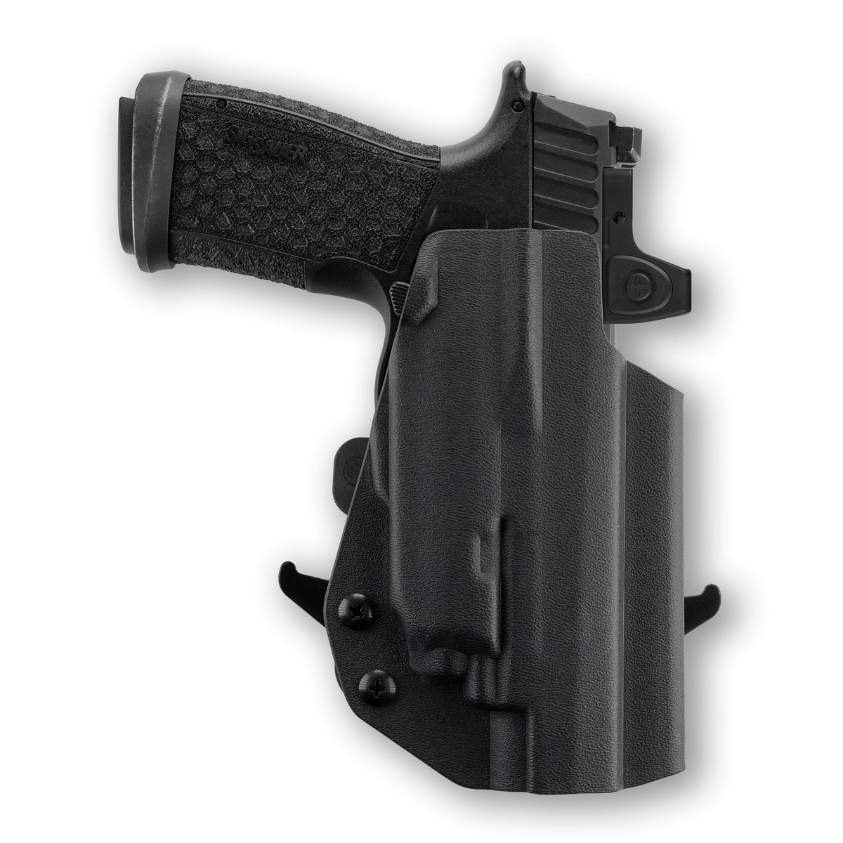 Sig Sauer P365-Fuse with Crimson Trace CMR-201 Rail Master Universal Laser Red Dot Optic Cut OWB Holster