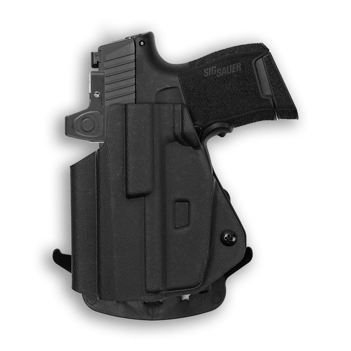 Sig Sauer P365 SAS with Foxtrot365 Light Red Dot Optic Cut OWB Holster