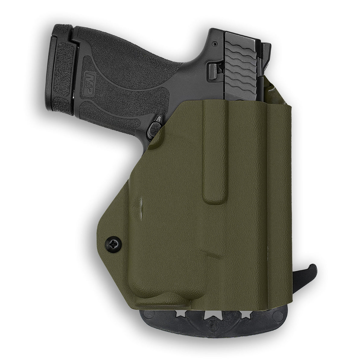 Smith & Wesson SD9 2.0 with Olight PL-Mini 2 Valkyrie Light OWB Holster