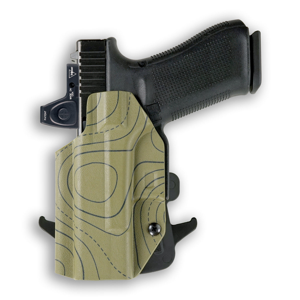 Smith & Wesson M&P M2.0 9/40 4.25" Manual Safety with Streamlight TLR-8/8A Light/Laser Red Dot Optic Cut OWB Holster