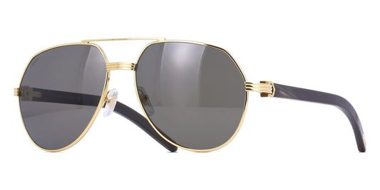 Cartier Buffalo Horn CT0272S 001 6CL Polarised