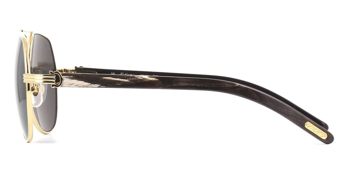 Cartier Buffalo Horn CT0272S 001 Polarised