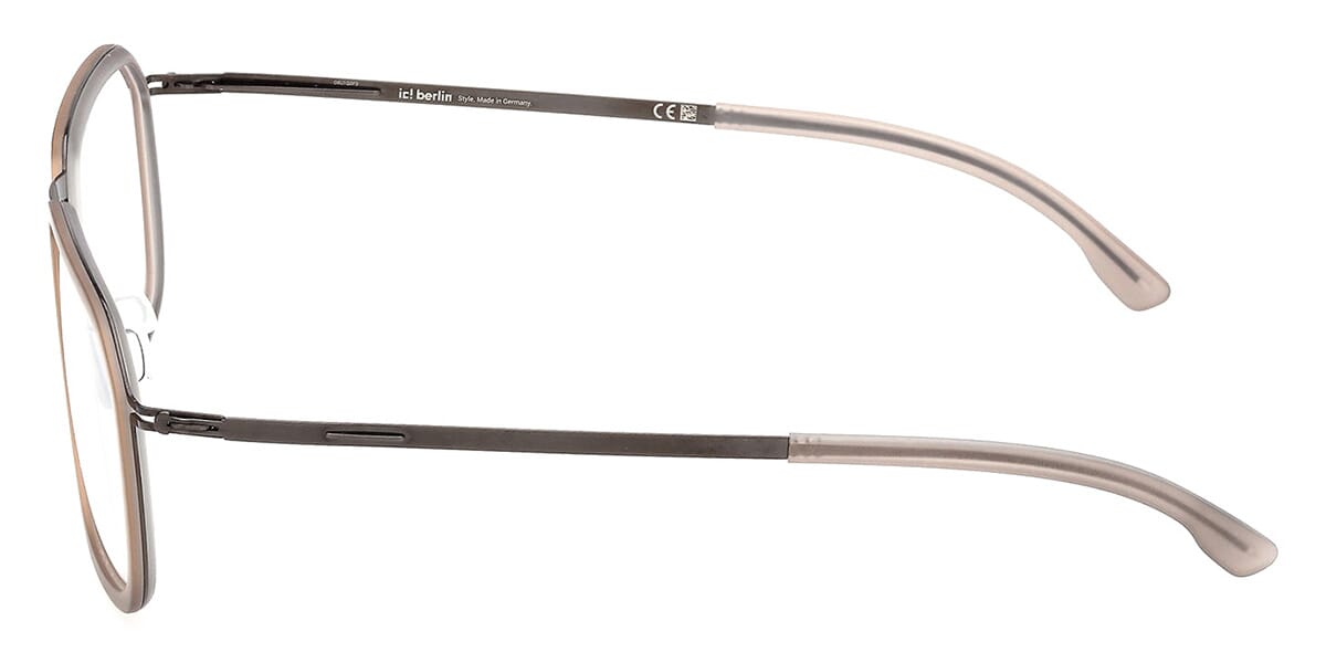 ic! berlin Avery Gunmetal Cloudy and Matte Brown