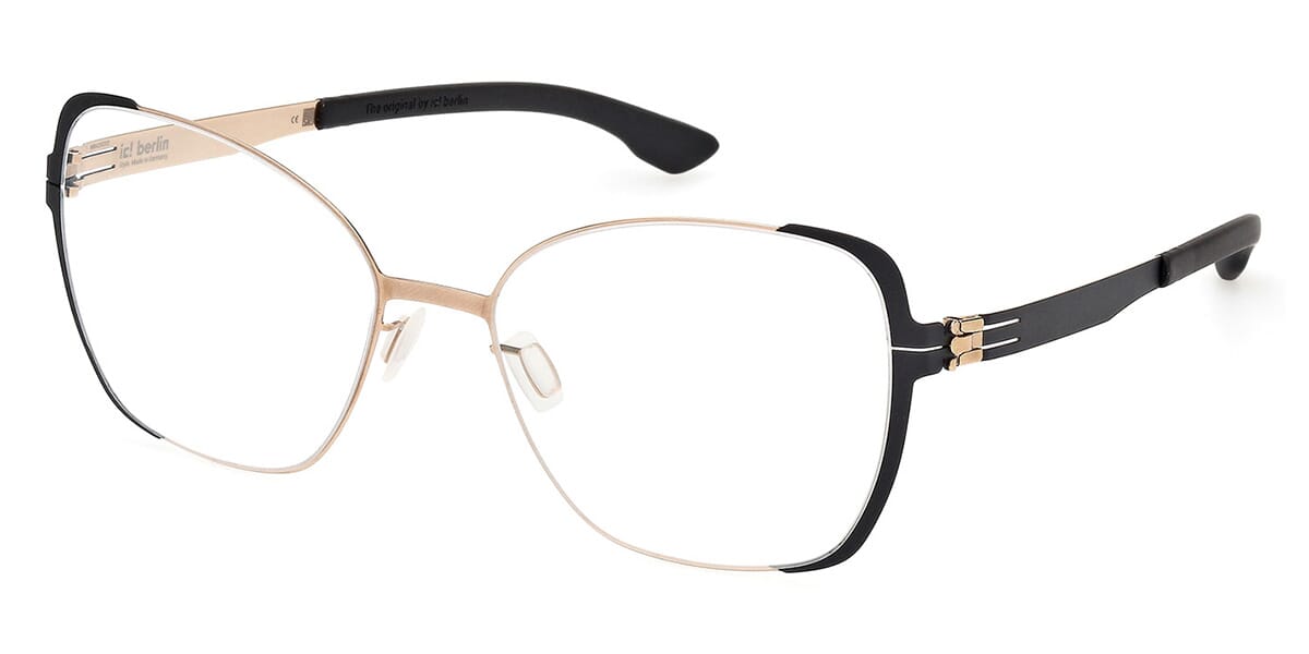 ic! berlin Irine Black Sides with Rose Gold