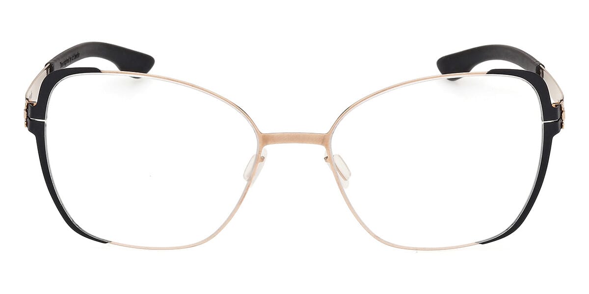 ic! berlin Irine Black Sides with Rose Gold