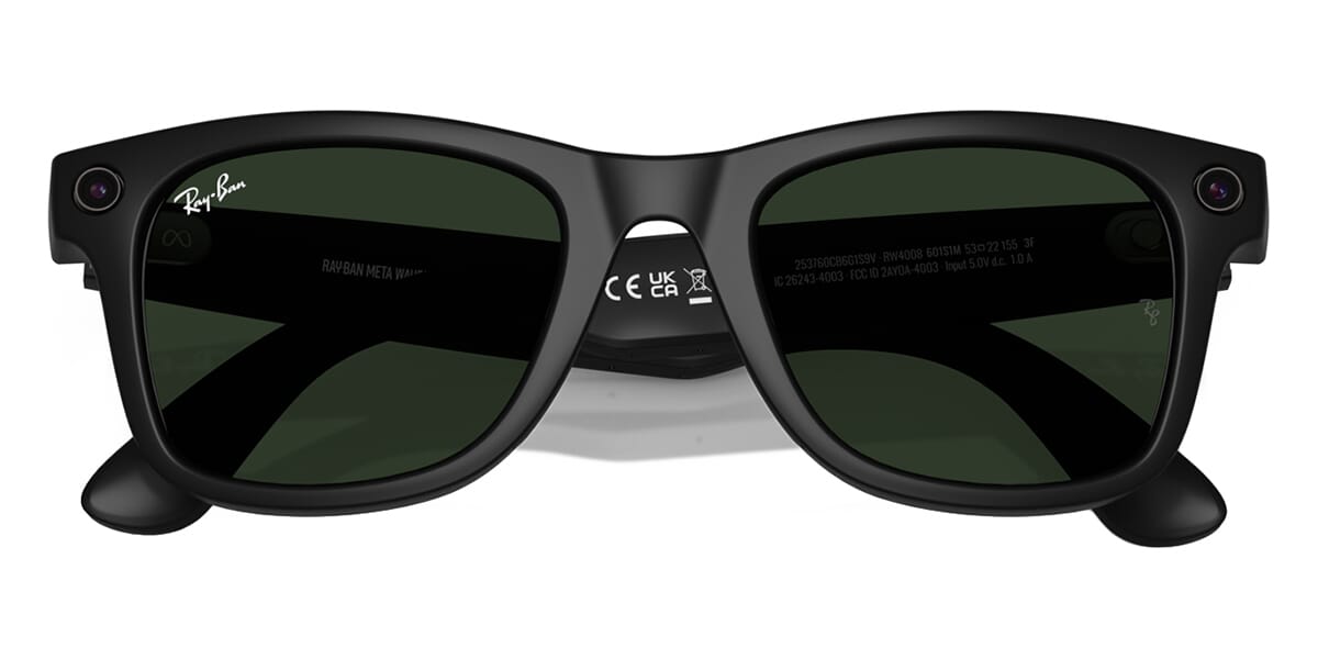 Ray-Ban Meta Wayfarer RW4008 601S/1M Photochromic Smart Glasses - As Seen On Paul Pogba & Angel McCoughtry