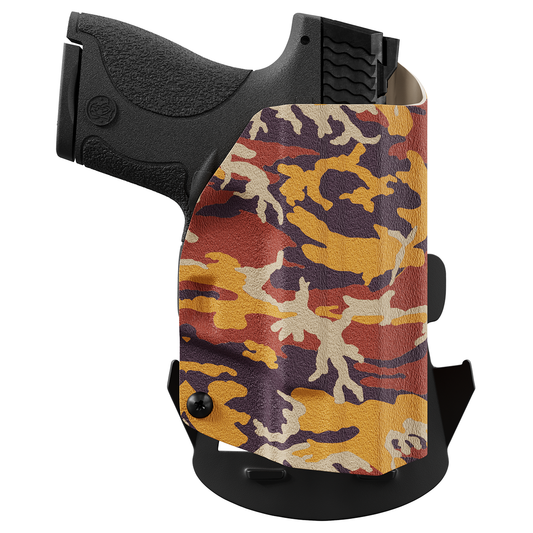 Autumn Camo Custom Printed Holster - OWB Kydex Holster